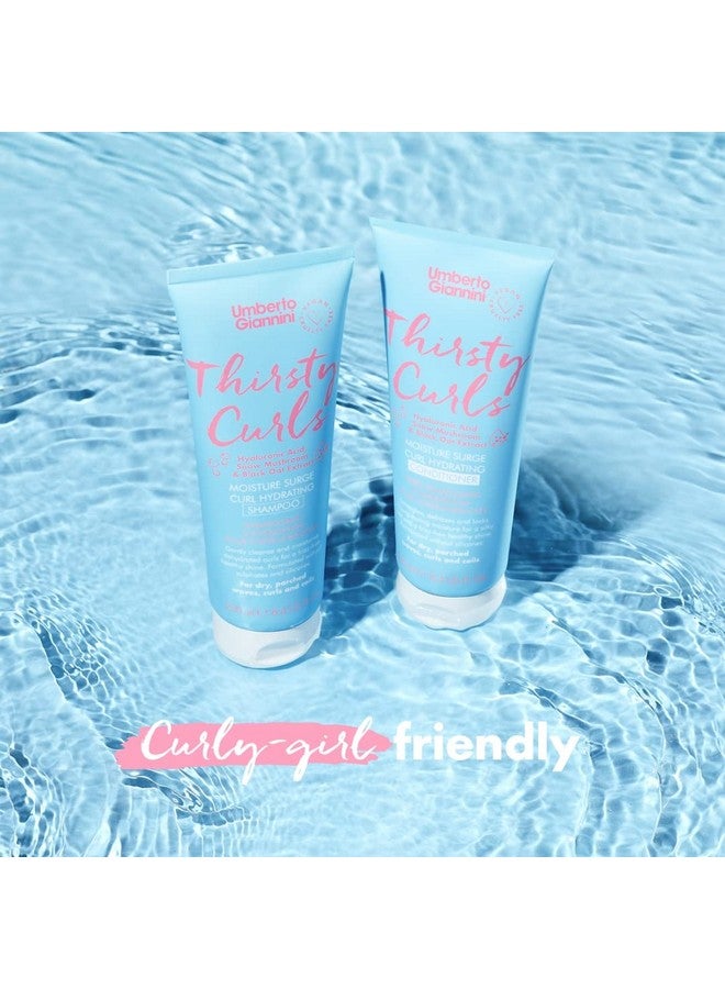 Umberto Giannini Thirsty Curls Curl Hydrating Shampoo & Conditioner Set - for Dry & Dehydrated Curls 2 x 8.4 fl Oz - Image 3