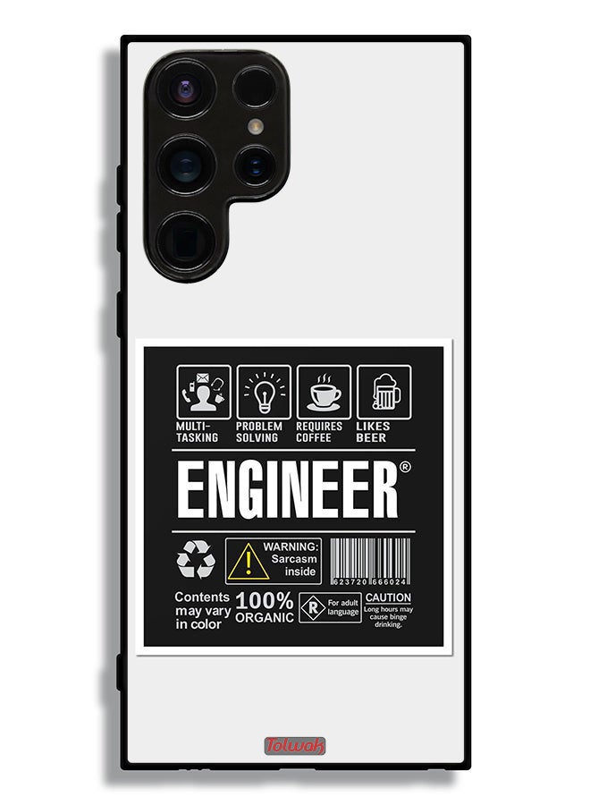 Tolwak Samsung Galaxy S23 Ultra 5G Protective Case Cover Engineer Sticker - Image 3