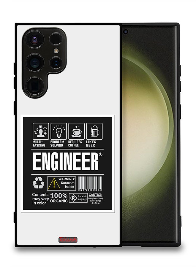 Tolwak Samsung Galaxy S23 Ultra 5G Protective Case Cover Engineer Sticker - Image 2