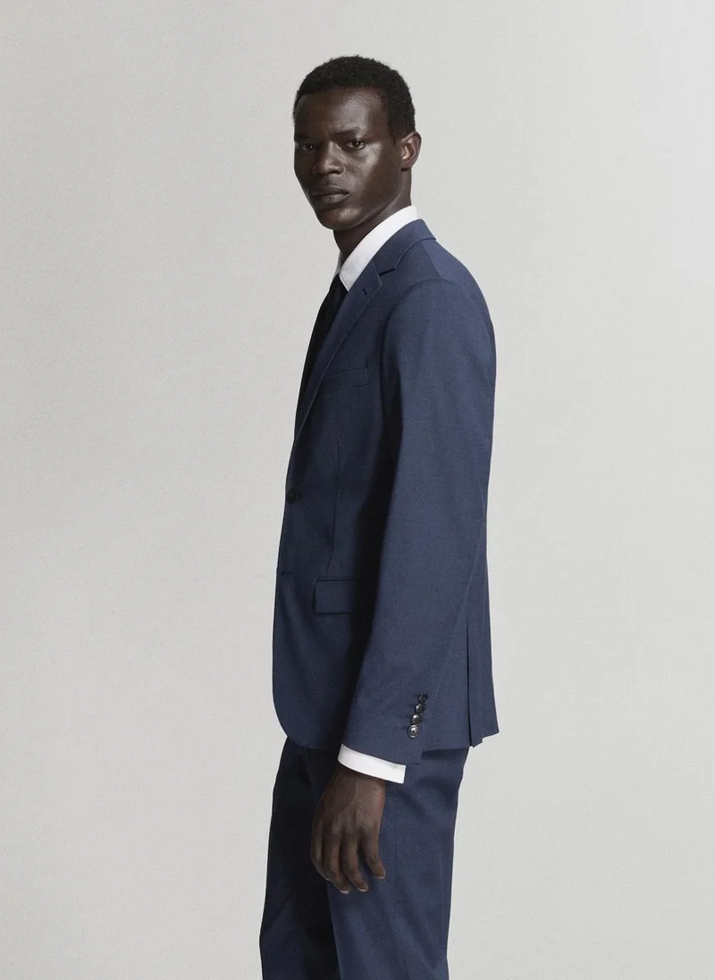 Mango Man 55-TINTA Super Slim-Fit Suit Jacket In Stretch Fabric for Men | Best Price UAE