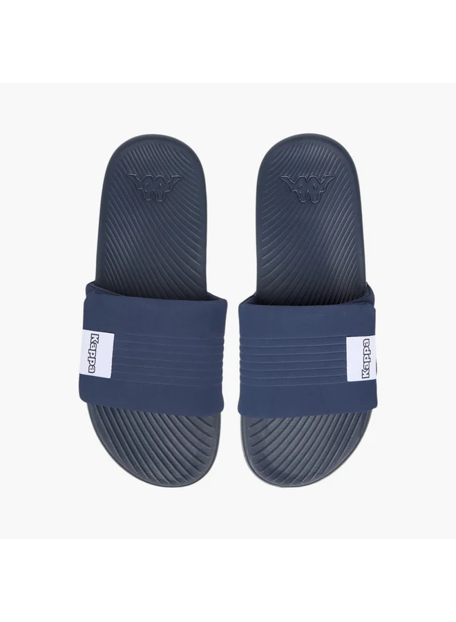 Kappa Men's Logo Print Slip-On Slides