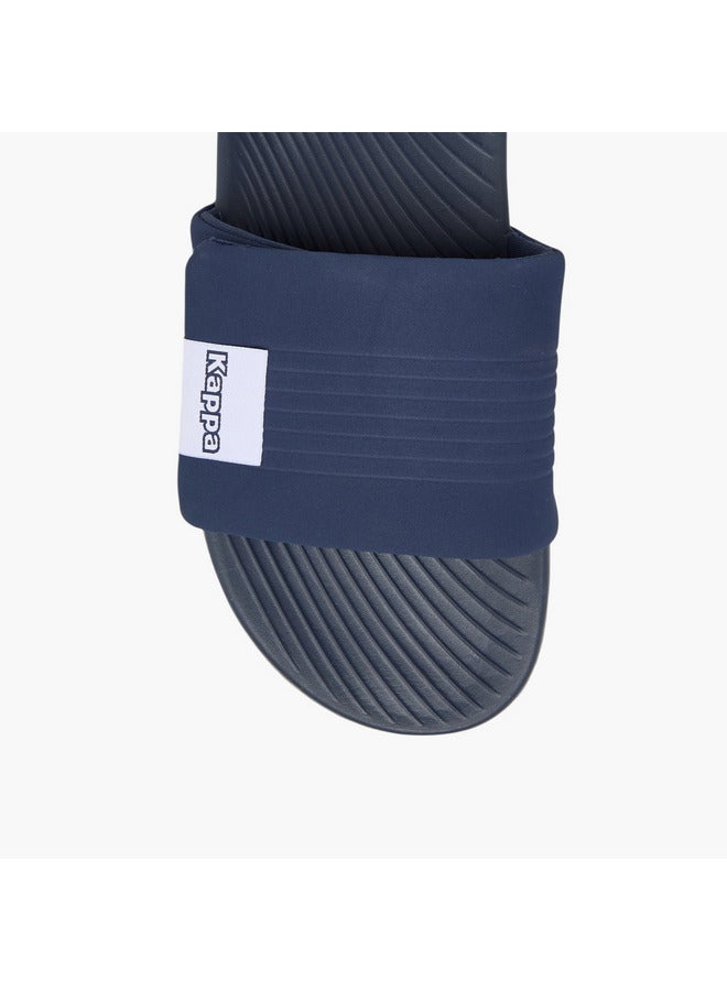 Kappa Men's Logo Print Slip-On Slides - Image 3