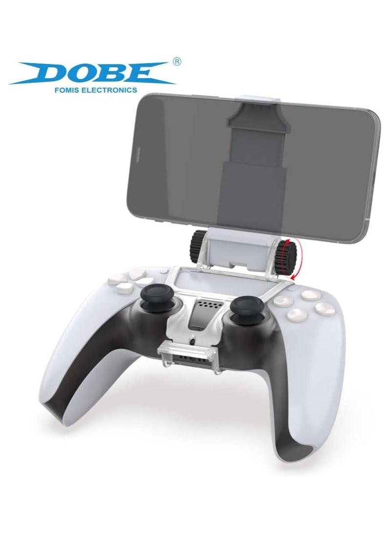 DOBE PS5 Controller Mobile Gaming Clip for Playstation 5 Dualsense Controller Remote Play Mobile Phone Holder Clamp Adjustable Phone Mount Clip (TP5-0527 B) - Image 3