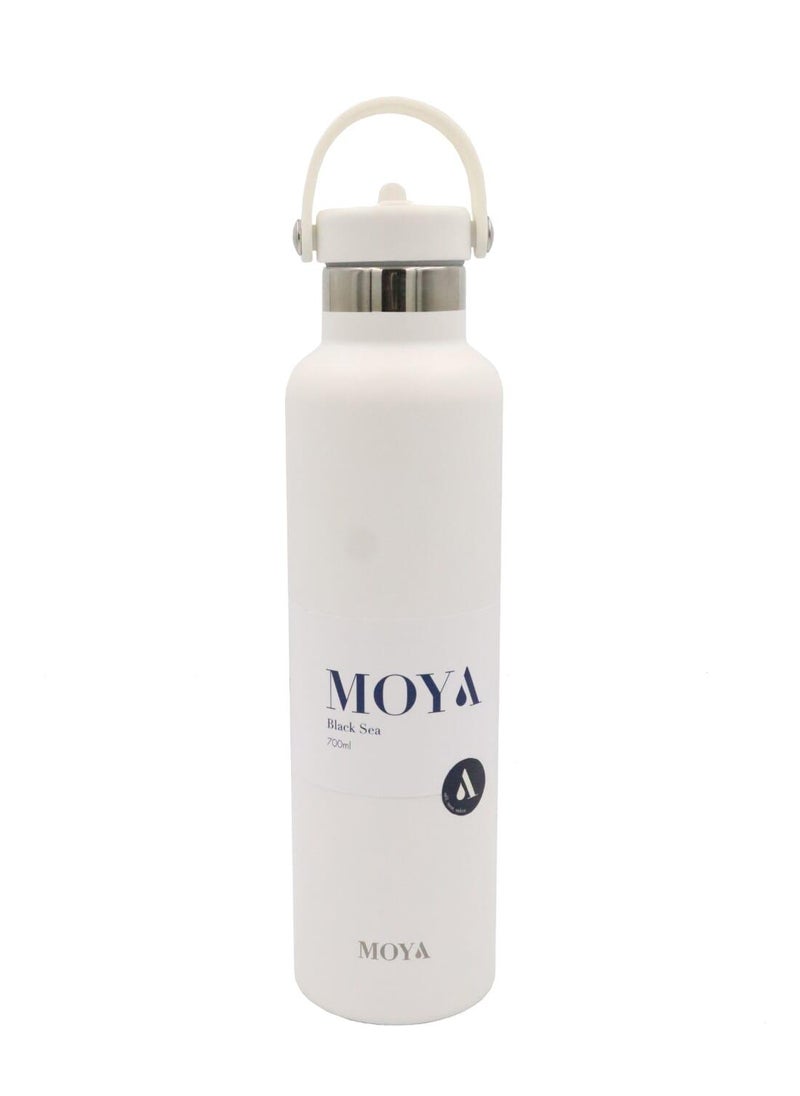 Moya "Black Sea"  700ml Insulated Sustainable Water Bottle White - pzsku/ZAC48F0FA18B5B636A70FZ/45/_/1741001107/2043b49e-11e1-41a5-9f1b-3dd8595c8beb