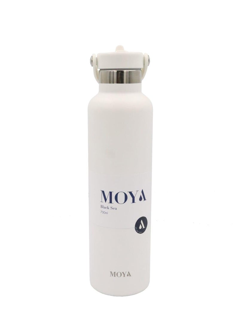 Moya "Black Sea"  700ml Insulated Sustainable Water Bottle White - pzsku/ZAC48F0FA18B5B636A70FZ/45/_/1741001112/4b1c0a30-b950-48aa-940c-bdc750252551