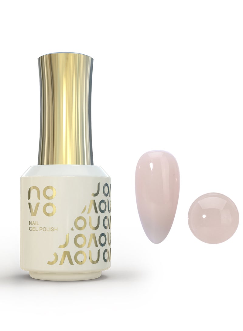 نوفو طلاء أظافر جل 5 في 1، جل أظافر متعدد الوظائف، جل بناء وتقوية الأظافر المعالج بالأشعة فوق البنفسجية وLED، جل أظافر يدوم طويلاً للاستخدام المنزلي - 15 مل - Image 1