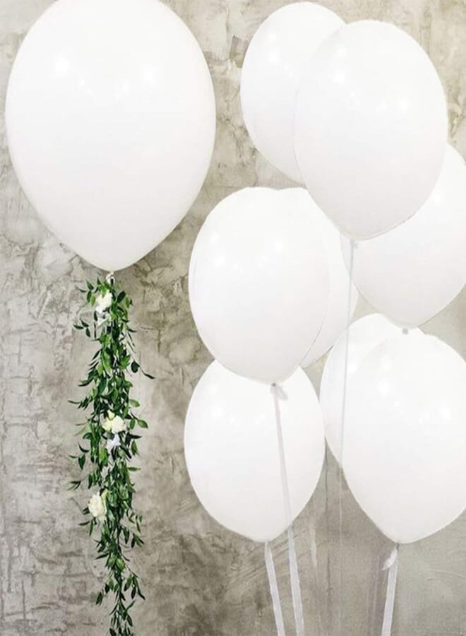 Large Balloons White Latex Balloons- 36 Inch Balloons Giant Helium Balloons Big Balloon for Party and Event Decorations White 5PCS