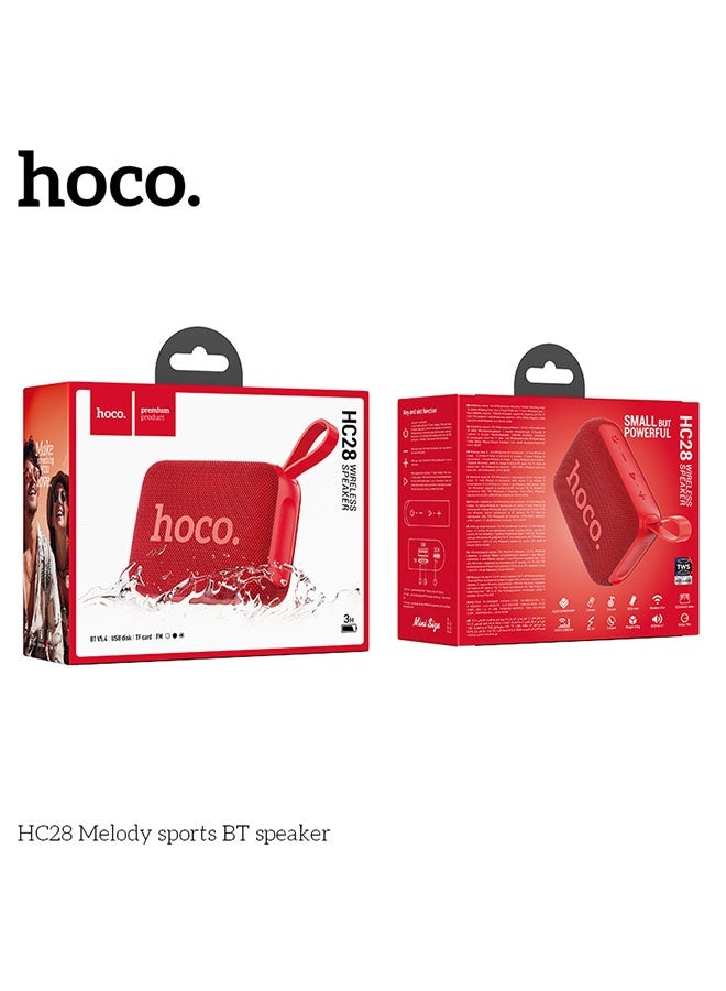 hoco. HC28 Melody sports BT speaker(Red) - Image 5
