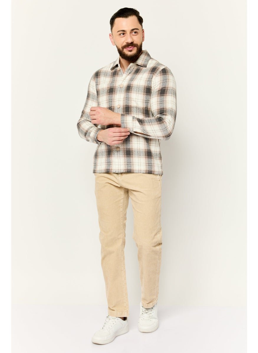 ESPRIT Men Regular Fit Plaid Casual Shirt, Multicolor  - Image 2