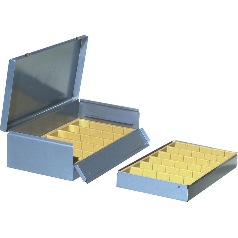 Logan Electric Slide File, Archival Double Decker Metal Storage Box Holds 1500 2x2 Mounted Slides in Groups - Image 3