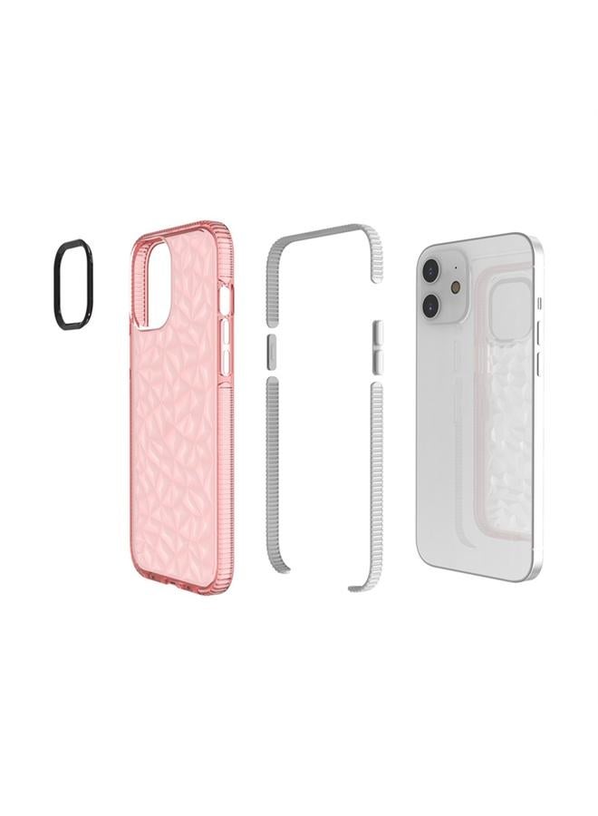 اس-توب جراب لهاتف iPhone 12 / 12 Pro جراب واقٍ من مادة TPU المقاومة للصدمات والملمس الماسي - Image 4