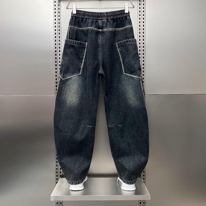 Unisex Classic Denim Jeans Loose Fit Daily Outdoor Wear - Image 5