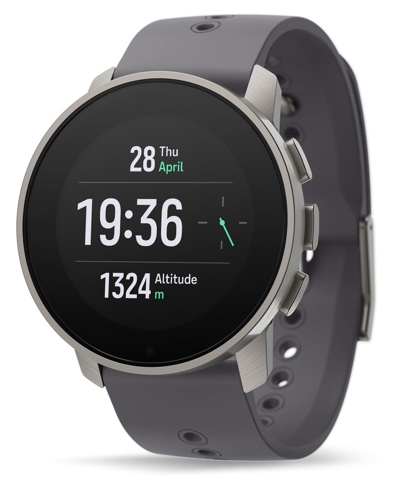 Suunto ساعة رياضية SUUNTO 9 Peak Pro GPS، عمر بطارية يصل إلى 30 يومًا، ساعة متعددة الرياضات 95+ مع تحليل تمارين التدريب، دعم متقدم للصحة والتعافي، قياس معدل ضربات القلب في المعصم، تيتانيوم رمادي - Image 1