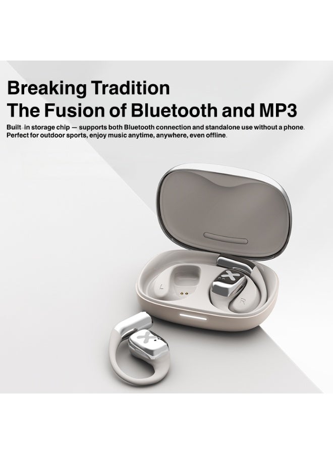 Open-Ear Bluetooth Earphones with Secure Fit, Lightweight Design and Noise-Free Directional Sound – Comfortable Non-In-Ear Sports Headset - Image 2