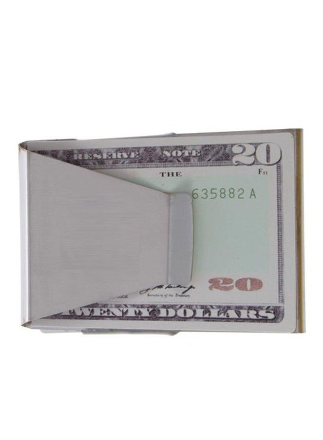 Unisex Stainless Steel Slim Money Clips Credit Card Wallet Holder For - Image 2