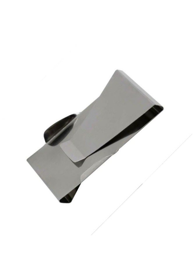 Unisex Stainless Steel Slim Money Clips Credit Card Wallet Holder For - Image 4