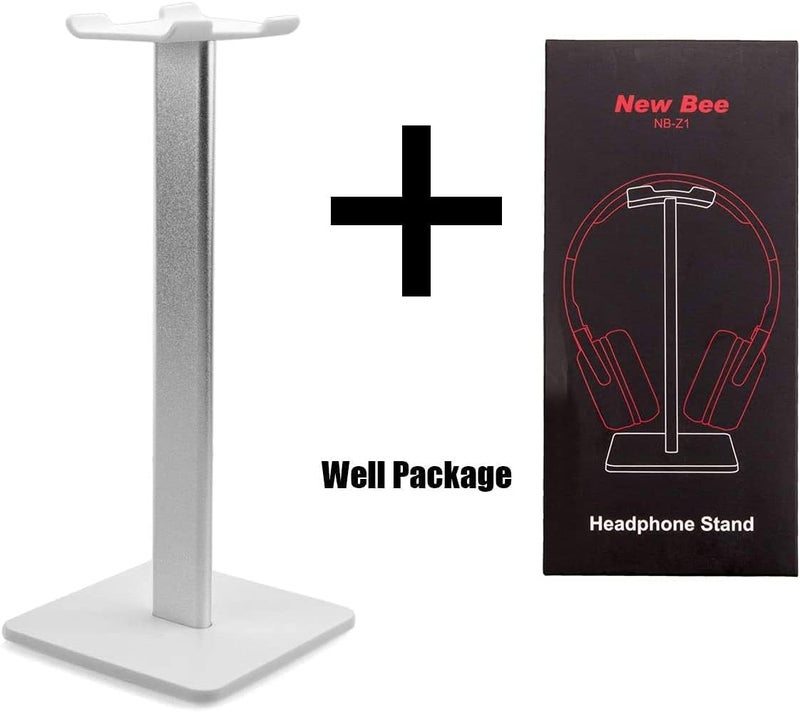 SENENQU Universal Headphone Stand White Gaming Headset Holder Portable TPU Material Earphone Display Rack with Flexible Headrest Anti-Slip Earphone Stand for Home Exhibition Center Store Use - Image 5