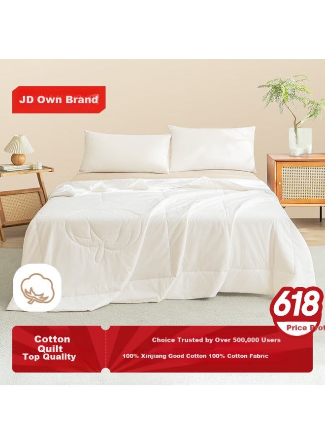 100% Natural Xinjiang Cotton Quilt Pure Cotton Quilt Core Single Quilt Summer Cool Quilt 1.5x2m - Image 1