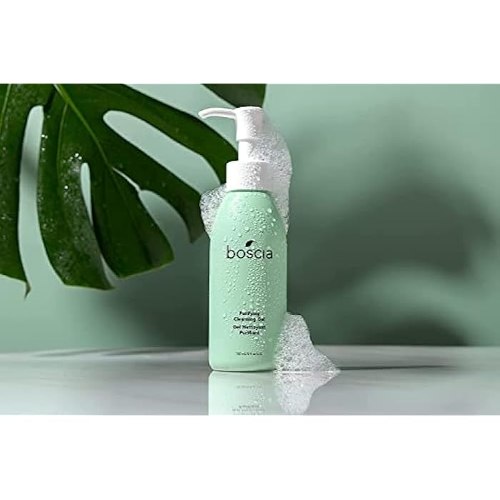 boscia Purifying Cleansing Gel - Vegan, Cruelty-Free, Natural and Clean Skincare | Daily Natural Purifying Deep Cleansing Gel Face Cleanser, 5 fl oz - Image 4