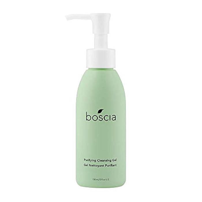boscia Purifying Cleansing Gel - Vegan, Cruelty-Free, Natural and Clean Skincare | Daily Natural Purifying Deep Cleansing Gel Face Cleanser, 5 fl oz - Image 1
