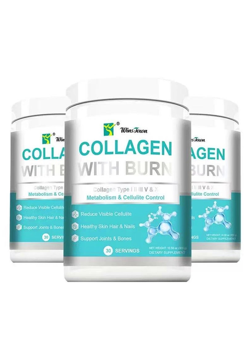 Wins Town - Micro Ingredients Multi Collagen Pills for Women and Men Type I II III V  X  Hydrolyzed Collagen Peptides with Biotin Hyaluronic Acid  Vitamin C  Hair Skin Nail  Joint Support - Image 1