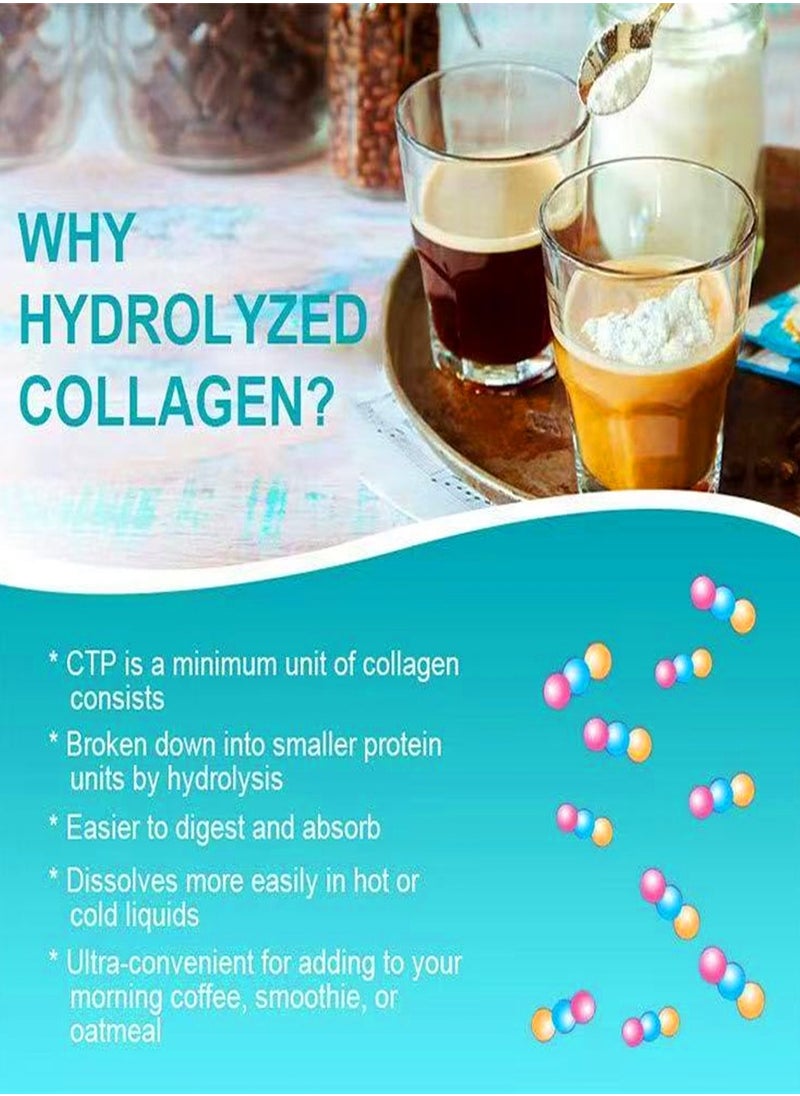 Wins Town - Micro Ingredients Multi Collagen Pills for Women and Men Type I II III V  X  Hydrolyzed Collagen Peptides with Biotin Hyaluronic Acid  Vitamin C  Hair Skin Nail  Joint Support - Image 1