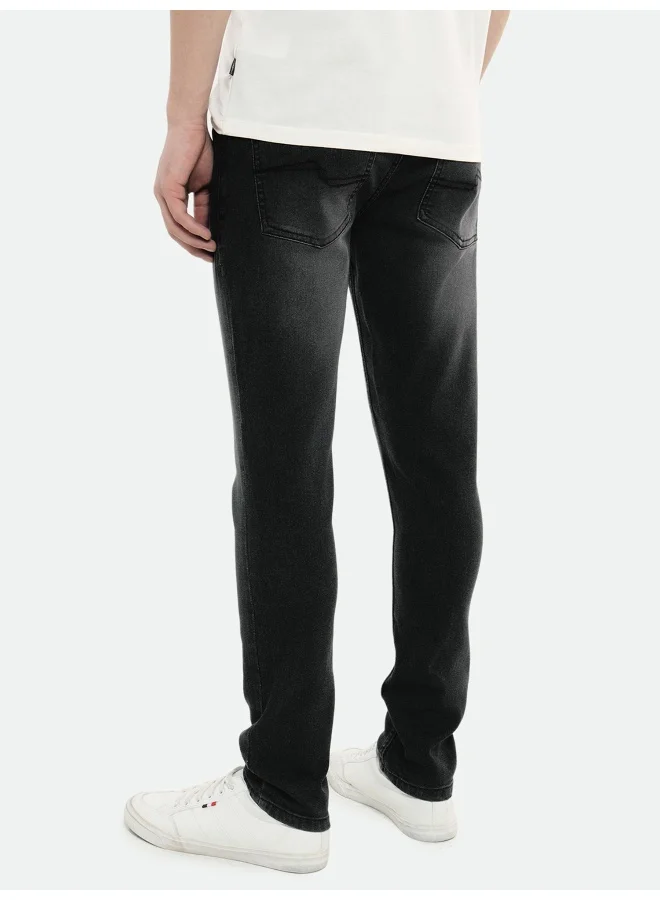 Dennis Lingo Men's Slim Fit Grey Stretch Jeans - Stylish and Comfortable