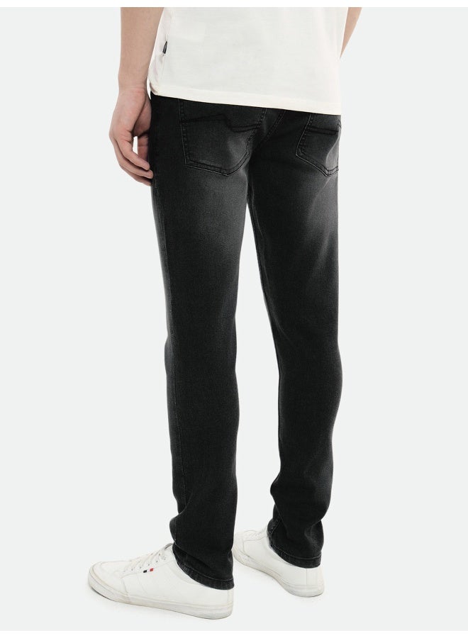 Dennis Lingo Men's Slim Fit Grey Stretch Jeans - Stylish and Comfortable - Image 3