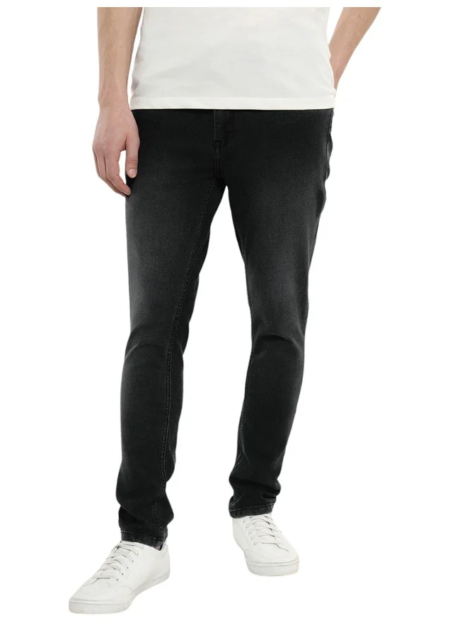 Dennis Lingo Men's Slim Fit Grey Stretch Jeans - Stylish and Comfortable