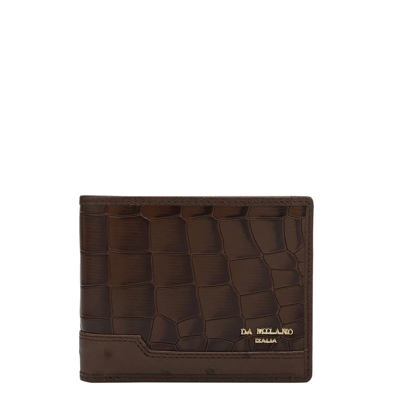 Date Bifold Leather Mens Wallet