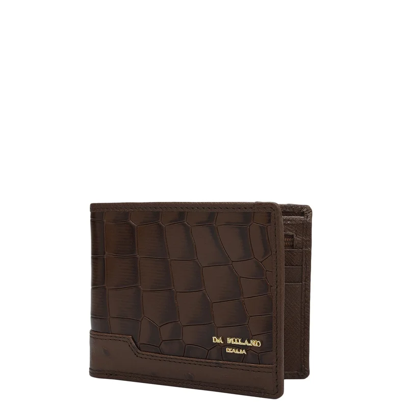 Da Milano Date Date Bifold Leather Mens Wallet for Men | Best Price UAE