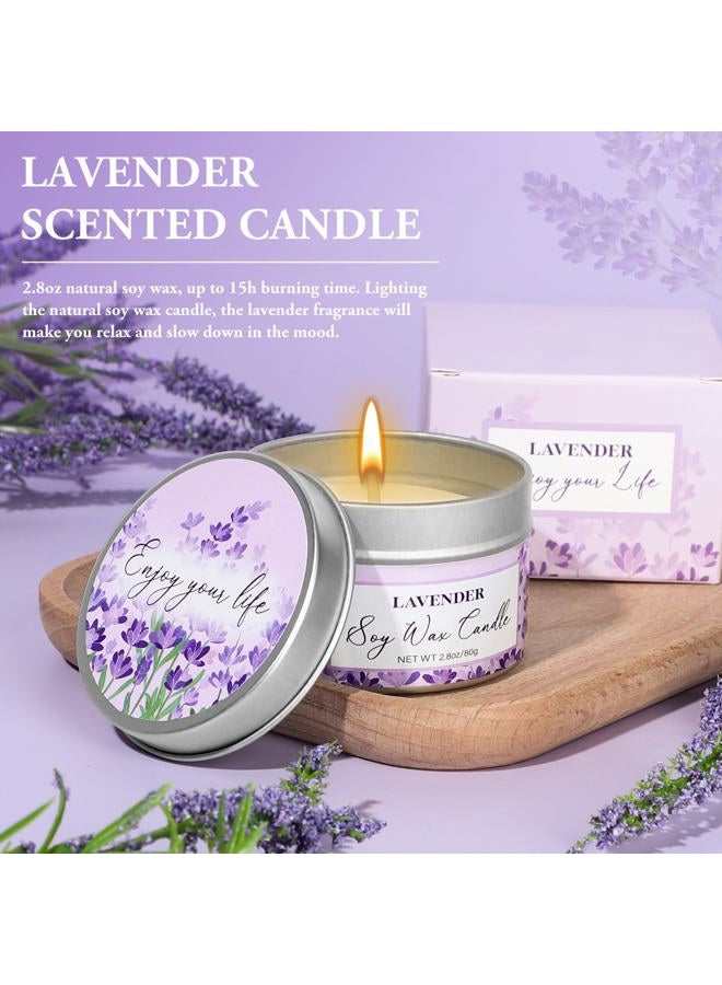 Frerdui Gifts for Women, Lavender Gift Baskets, Birthday Gifts for Women, Bath and Body Relaxing Spa Gifts Self Care Gifts Care Package Home Spa Bath Gifts for Mom Sister Wife Female Friends Coworker Employee - Image 5