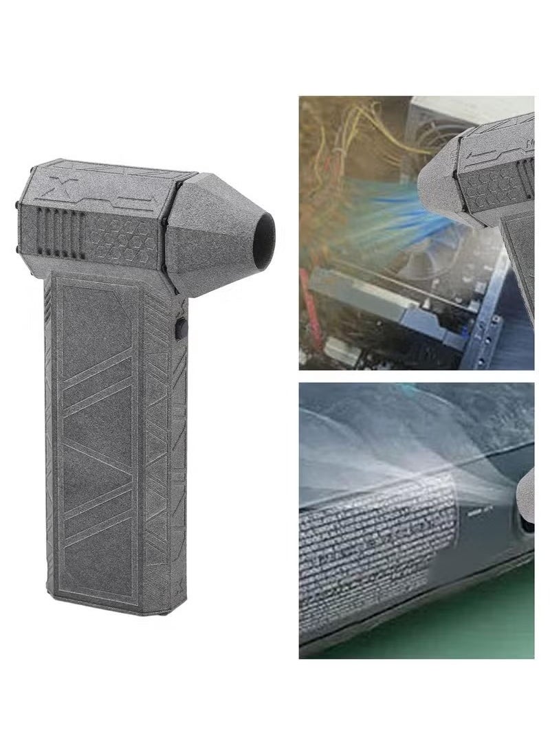 ELTRAZONE Air Blower Super Jet Fan – 120,000 RPM Turbo-Powered Mini Blower | Cordless, Lightweight  Compact Design | Powerful Jet Dry Air Blower for Car Cleaning, Camping, Outdoors, Dusting, Drying  General Cleaning | Rechargeable Handheld Device - Image 4