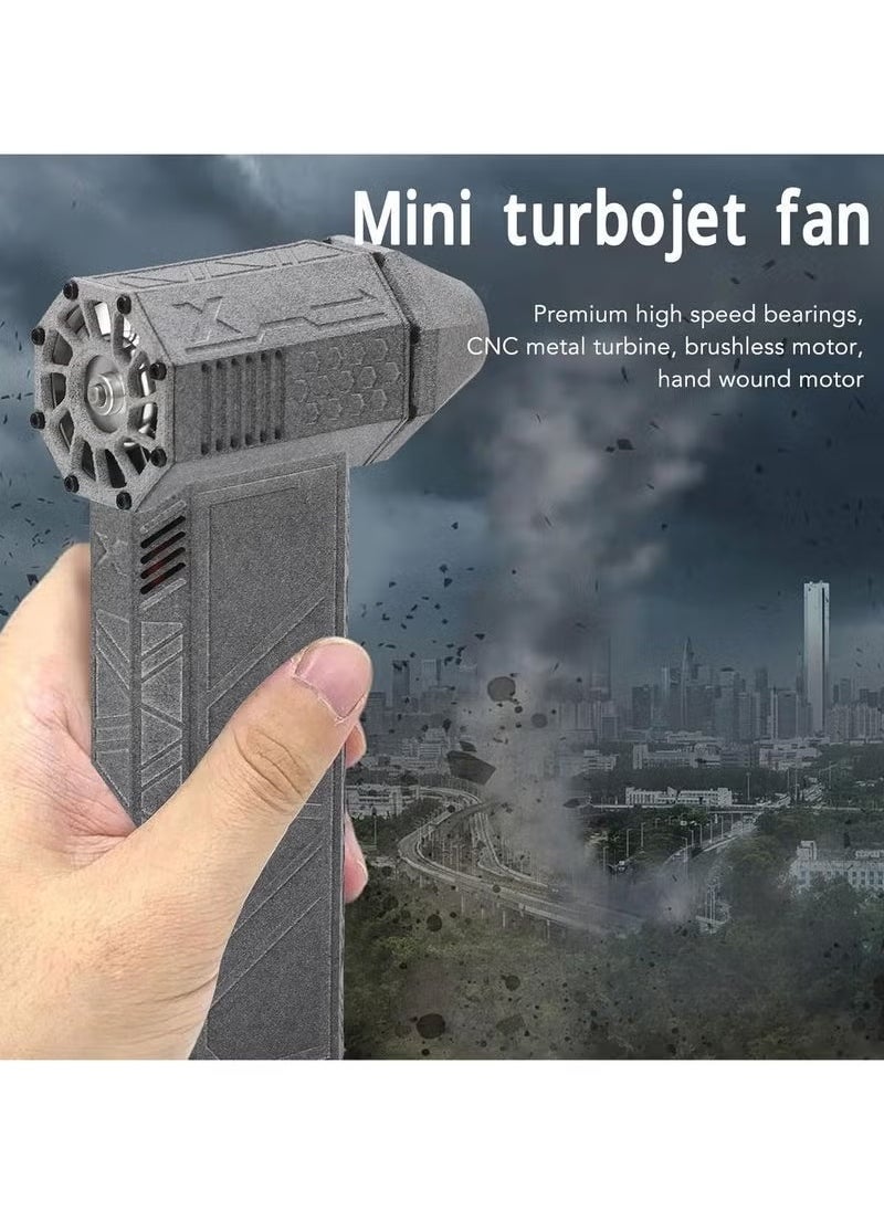 ELTRAZONE Air Blower Super Jet Fan – 120,000 RPM Turbo-Powered Mini Blower | Cordless, Lightweight  Compact Design | Powerful Jet Dry Air Blower for Car Cleaning, Camping, Outdoors, Dusting, Drying  General Cleaning | Rechargeable Handheld Device - Image 3
