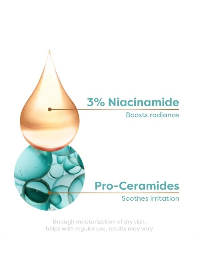 Dove Radiant+Care Deodorant Serum Roll On Sensitive 45ml | 3% Niacinamide + Pro-Ceramides | Even Tone Care | Gentle Underarm Protection - Image 4