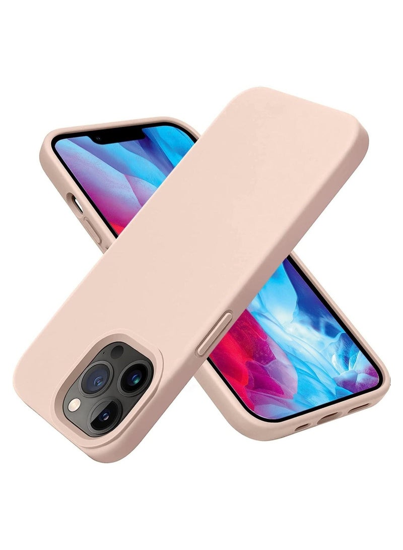 MUNTAQI Silicone Case for iPhone 14 Pro, Compatible with iPhone 14 Pro Liquid Silicone Gel Rubber Slim Shockproof Protective Phone Case with Soft Anti-Scratch Microfiber Lining - Image 1