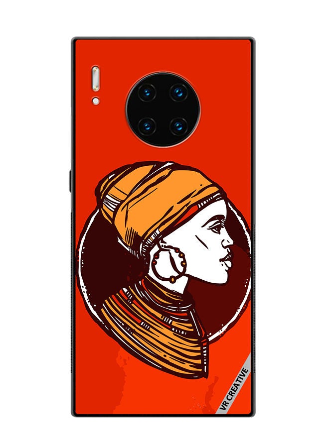 VR CREATIVE Protective Case Cover For Huawei Mate 30 Pro African Woman Design Multicolour - Image 1