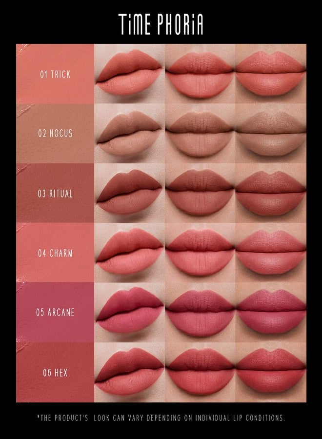 TIMEPHORIA Eternal Lip Matte, 10 Maven - Warm Red, One-Swipe Bold Matte Finish, High Pigment Full Coverage, Long-Lasting, Transfer-Proof & Smudge-Resistant Liquid Lipstick, Feather-Light Texture - Image 3
