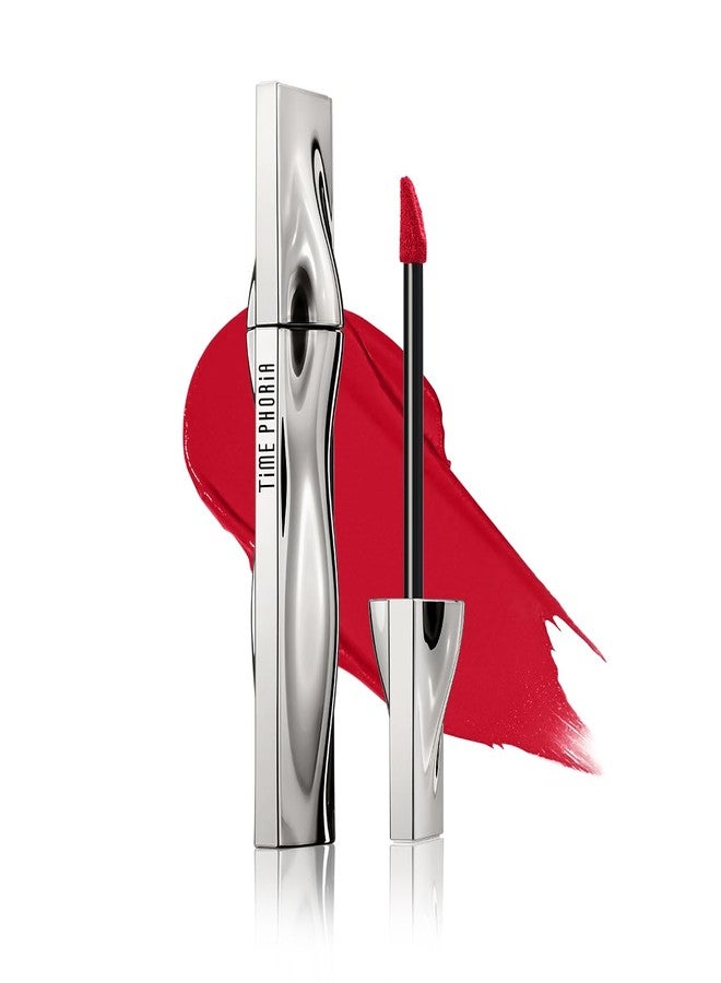 TIMEPHORIA Eternal Lip Matte, 10 Maven - Warm Red, One-Swipe Bold Matte Finish, High Pigment Full Coverage, Long-Lasting, Transfer-Proof & Smudge-Resistant Liquid Lipstick, Feather-Light Texture - Image 1