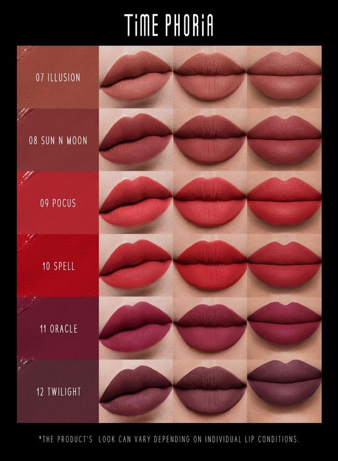TIMEPHORIA Eternal Lip Matte, 10 Maven - Warm Red, One-Swipe Bold Matte Finish, High Pigment Full Coverage, Long-Lasting, Transfer-Proof & Smudge-Resistant Liquid Lipstick, Feather-Light Texture - Image 4