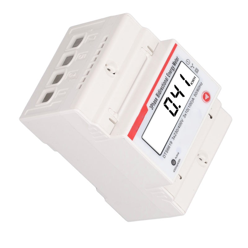 DIN Rail 3 Phase 4 Wire Energy Meter Multifunctional LCD Display Bidirectional Energy Meter 3 X 230V 400V 10 100 A - Image 5
