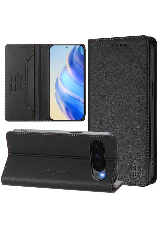 اس-توب جراب لهاتف Google Pixel 10 / 10 Pro 5G Global RC01 جراب هاتف جلدي مزدوج الطي مزود بخاصية الشفط المغناطيسي بتقنية RFID - Image 1