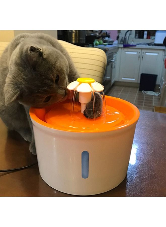 Cat Water Fountain 1.6L Automatic Pet Fountain with Water Level Window for Cats and Small Dogs - Image 3