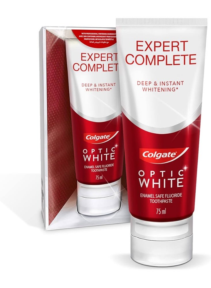 Colgate optic white expert toothpaste 75ml