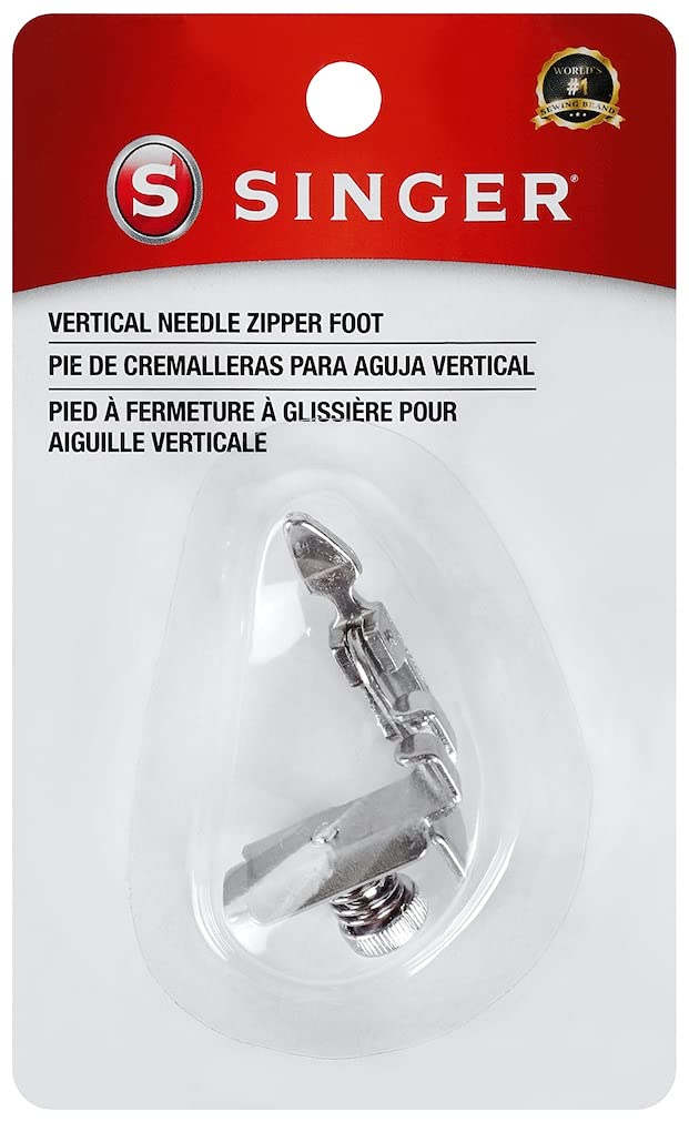 قدم سحاب إبرة عمودية من سينجر 2123 فضي