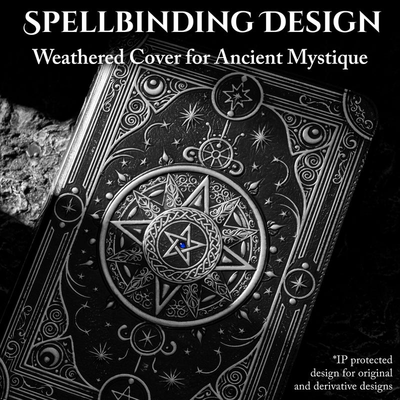Soar Forge Star Mage Trading Card Binder - 9 Pocket Ringless TCG Binder, 3D PU Leather - Premium 432 Side-Loading Pockets - Perfect Storage Holder for MTG, and Many TCG & Trading Card Collections (Blue Jewel) - Image 2