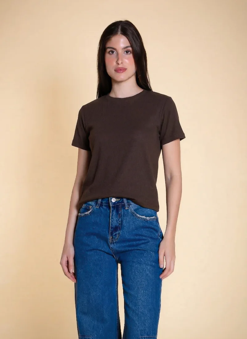 SHAPES MIDWEIGHT RIBBED T-SHIRT