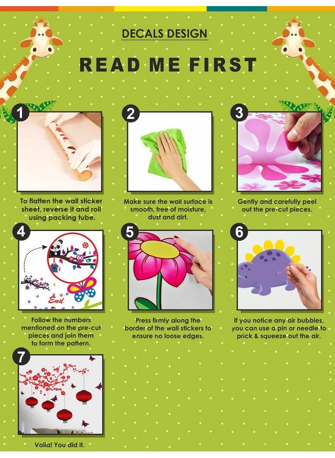 Decals Design 'Lord Ganesha Motif Colourful' Wall Sticker (PVC Vinyl, 60 cm x 60 cm),Multicolour - Image 4