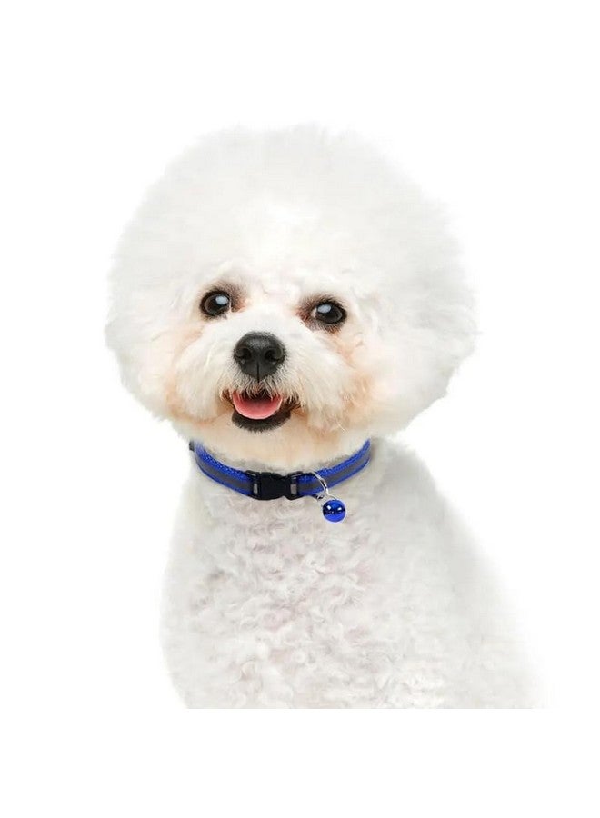 بت طوق رقبة للقطط والكلاب مع حزام أمان عاكس من النايلون للقطط الصغيرة والجراء مع جرس ملون عبوة من 12 قطعة - Image 4