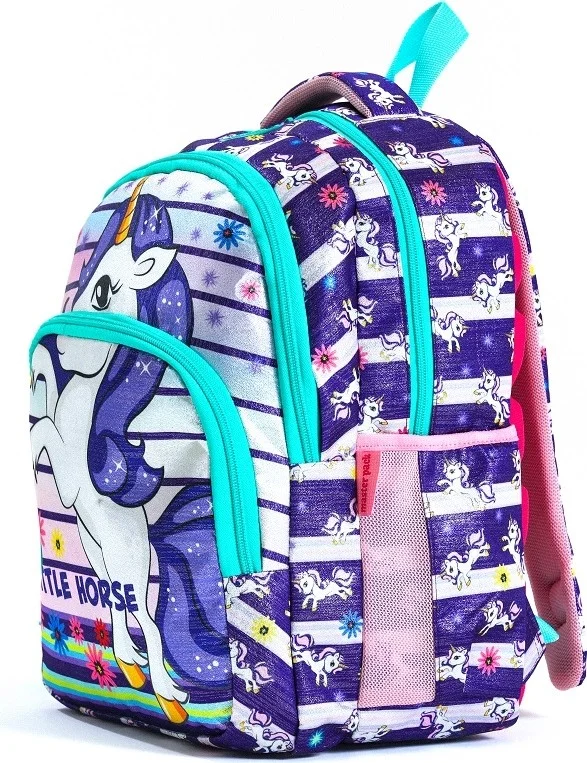 اسبويك New Season Lunchbox and Pen Holder Gift Orthopedic - Unicorn Patterned 3-Piece School Bag Set